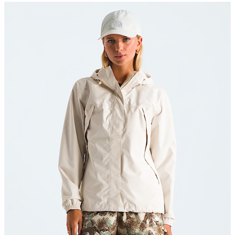 Women's Cream Hooded Jacket